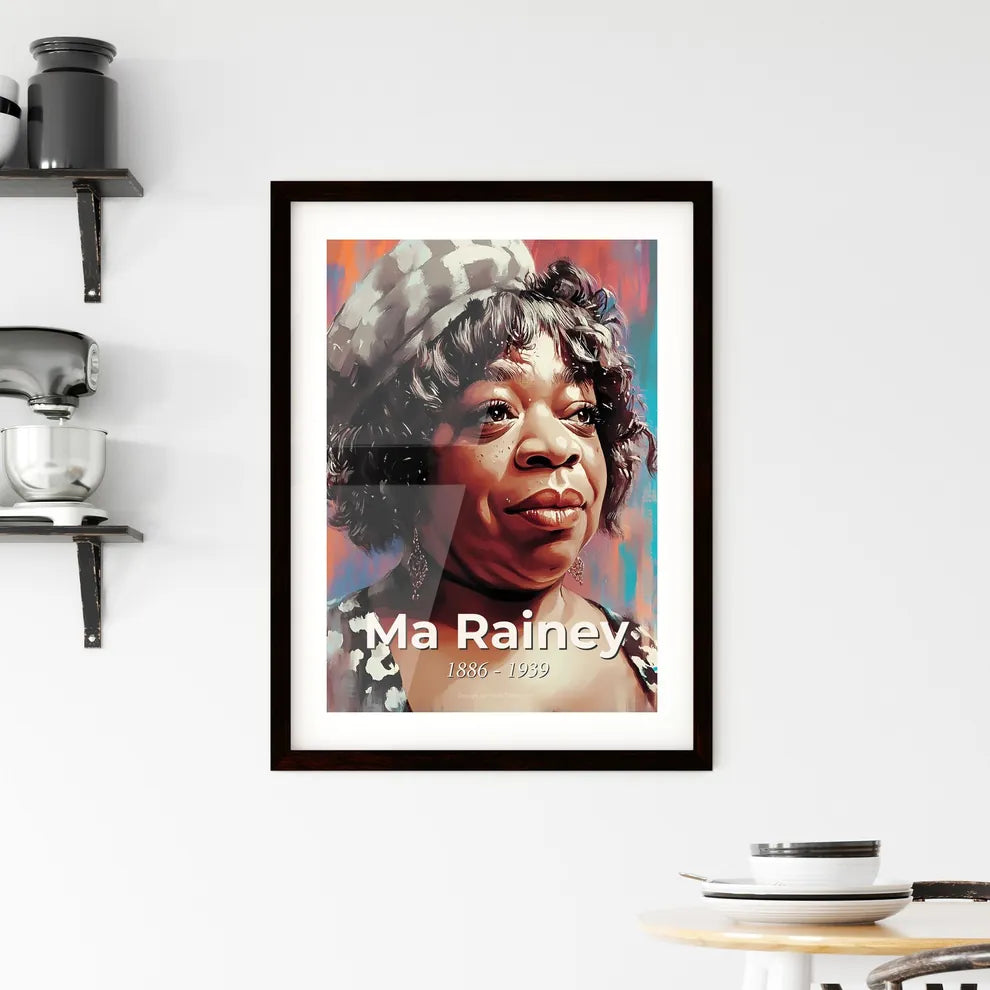 Portrait of Ma Rainey Framed Print