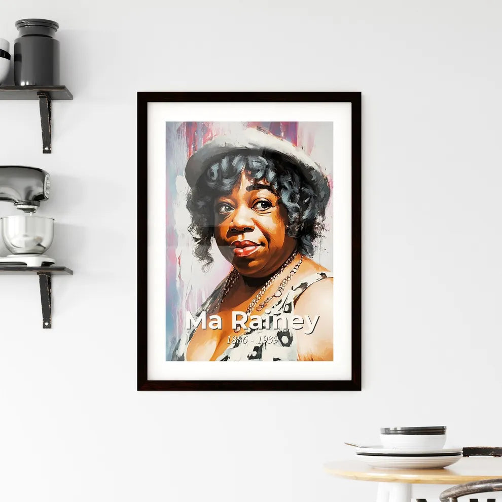 Portrait of Ma Rainey Framed Print