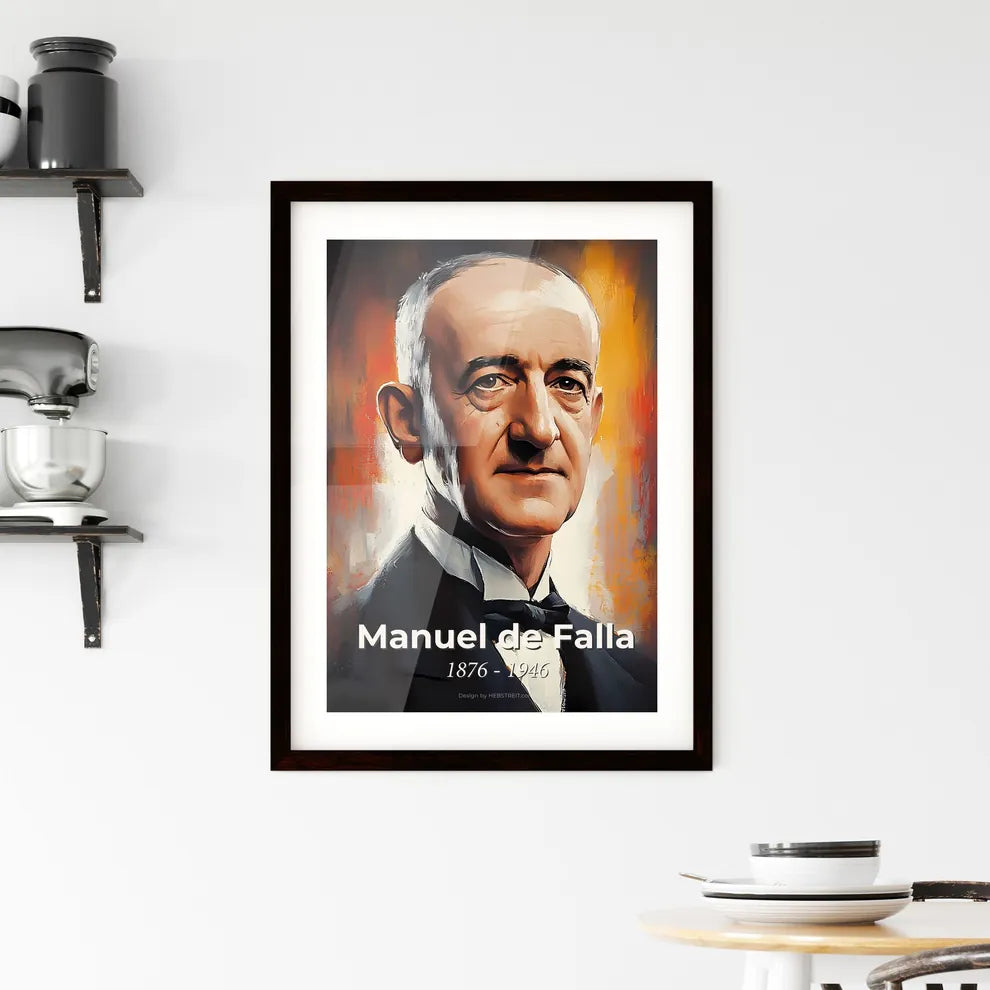 Portrait of Manuel de Falla Hangings