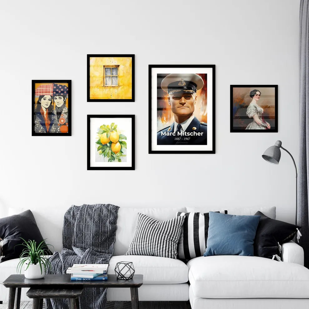 Portrait of Marc Mitscher Wall Art