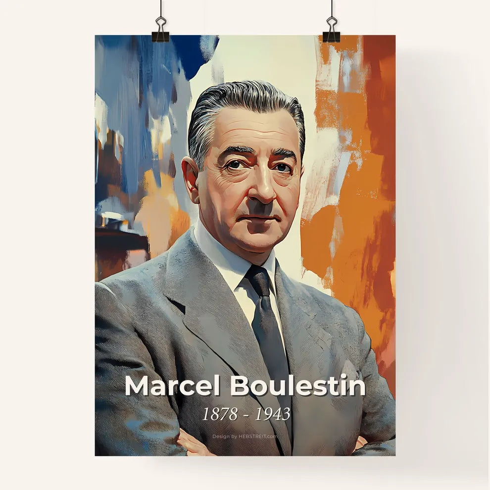 Portrait of Marcel Boulestin Poster