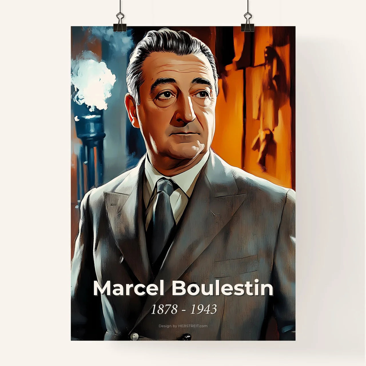 Portrait of Marcel Boulestin Poster