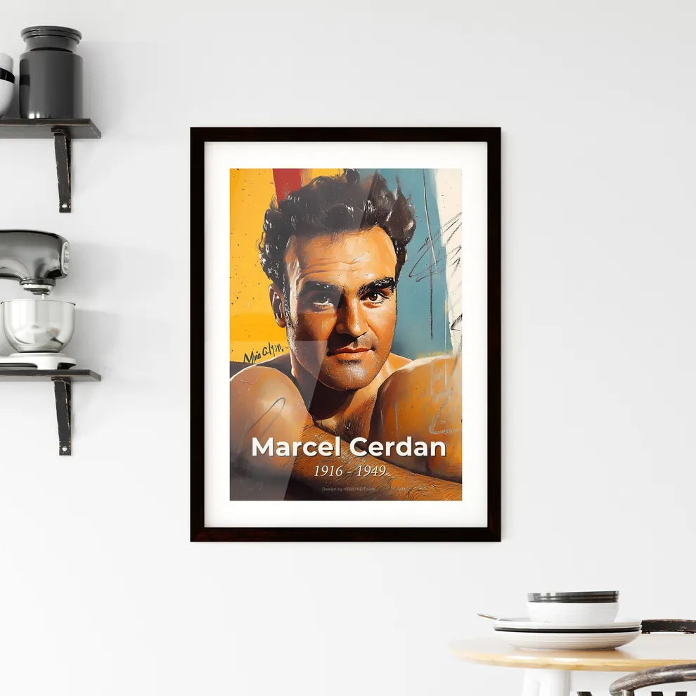 Portrait of Marcel Cerdan Hangings