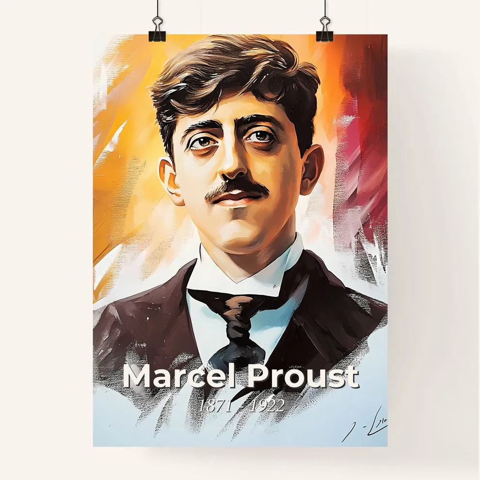 Portrait of Marcel Proust Poster