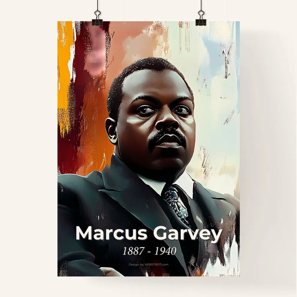 Portrait of Marcus Garvey Poster