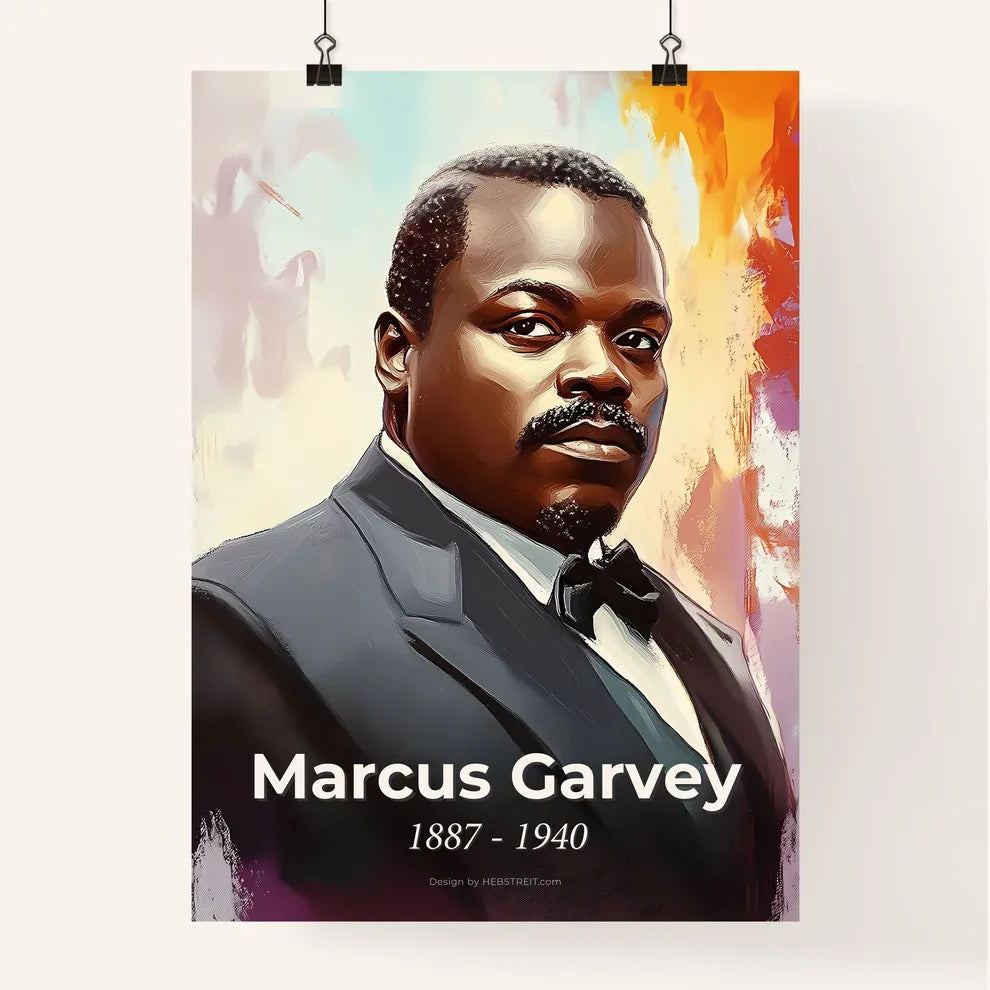 Portrait of Marcus Garvey Poster