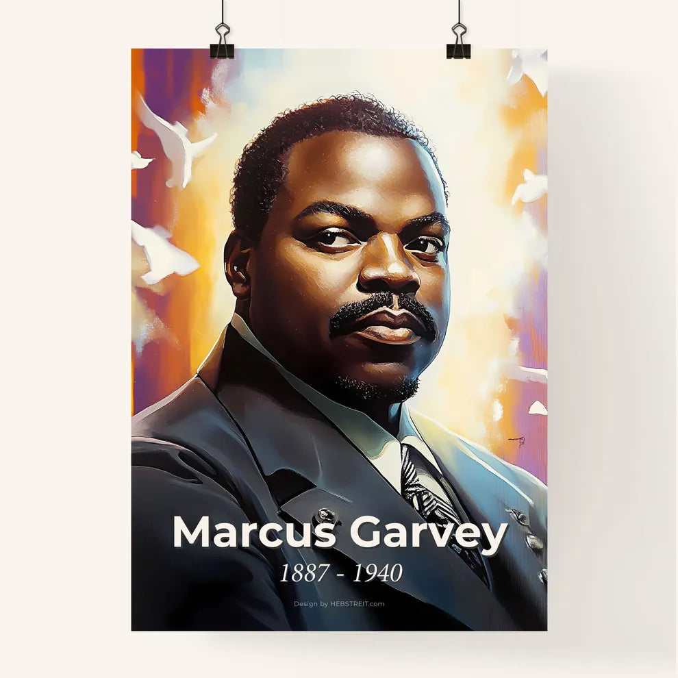 Portrait of Marcus Garvey Poster