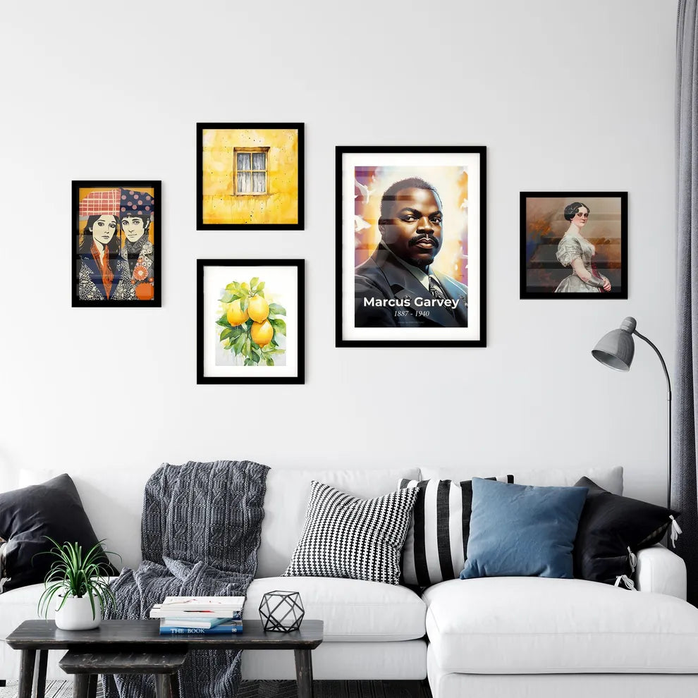 Portrait of Marcus Garvey Wall Art