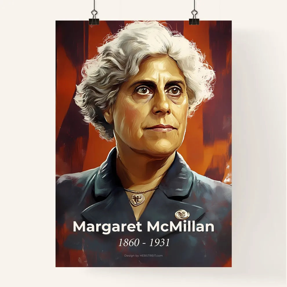 Portrait of Margaret McMillan Poster