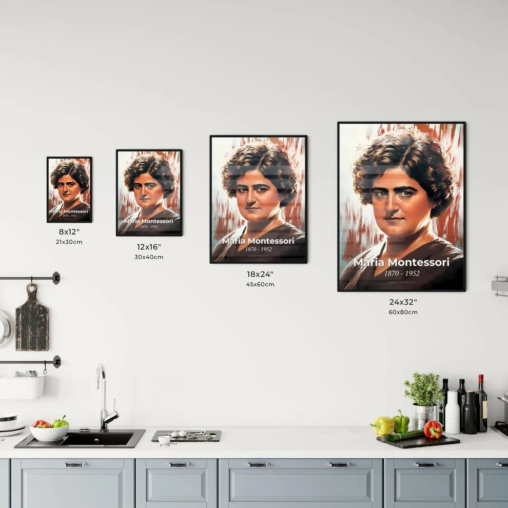 Portrait of Maria Montessori - Kitchen Hangings