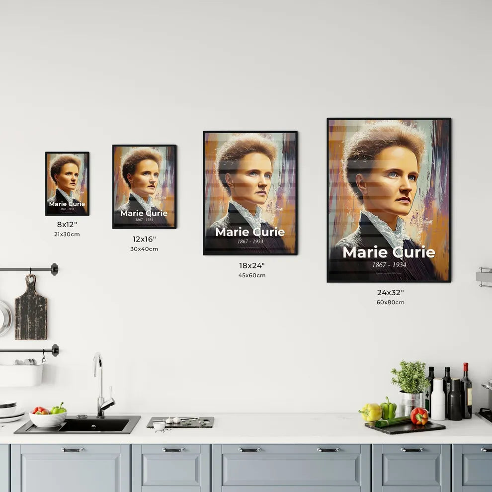 Portrait of Marie Curie - Kitchen Hangings