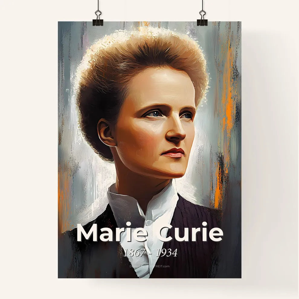 Portrait of Marie Curie Poster