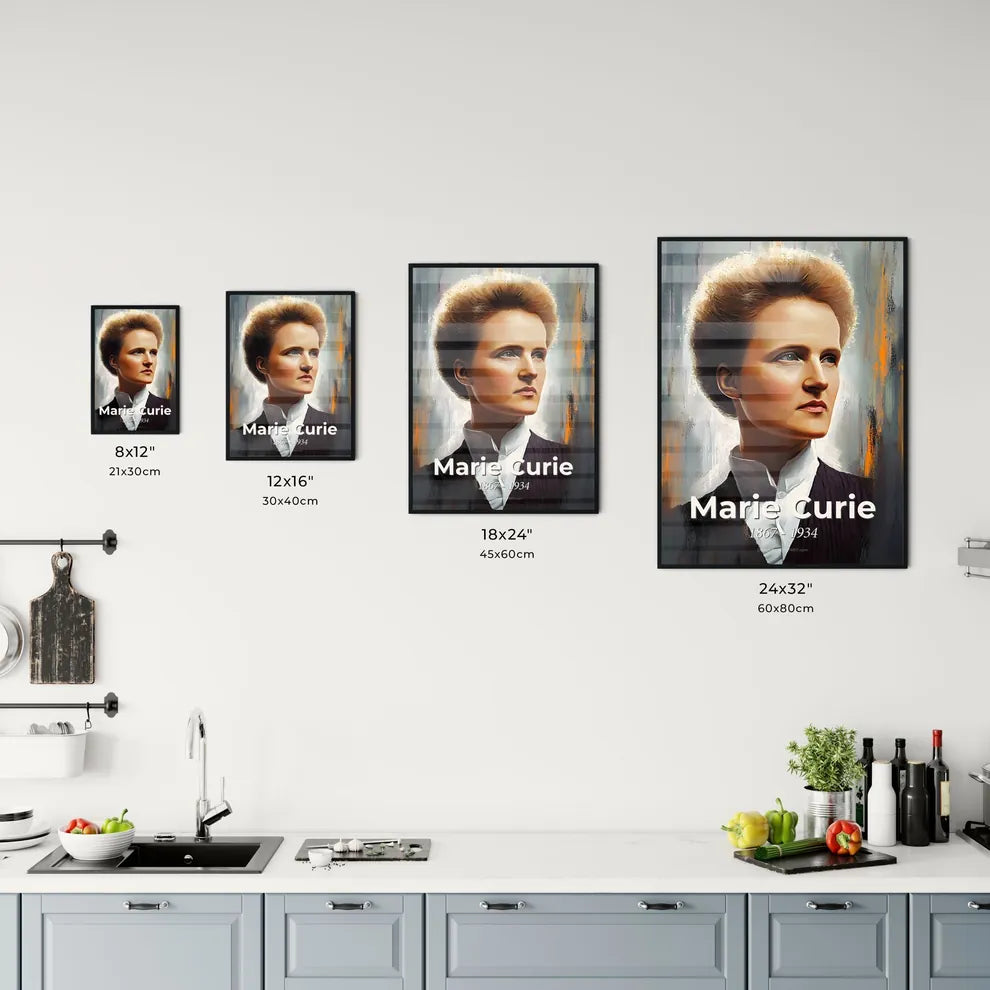 Portrait of Marie Curie - Kitchen Hangings