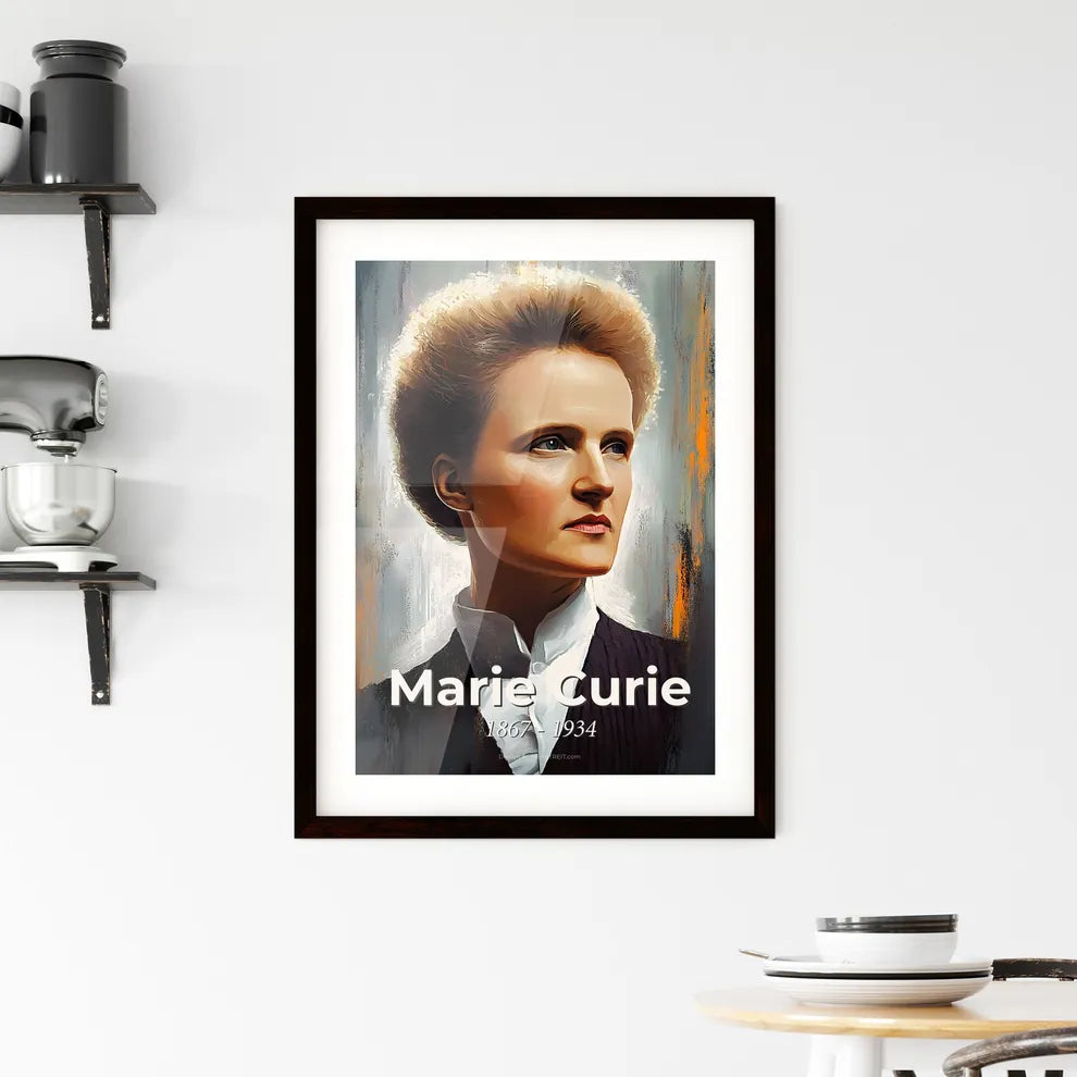 Portrait of Marie Curie Framed Print