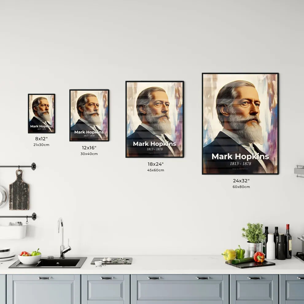 Portrait of Mark Hopkins Size Chart