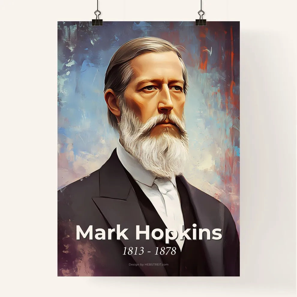 Portrait of Mark Hopkins Poster