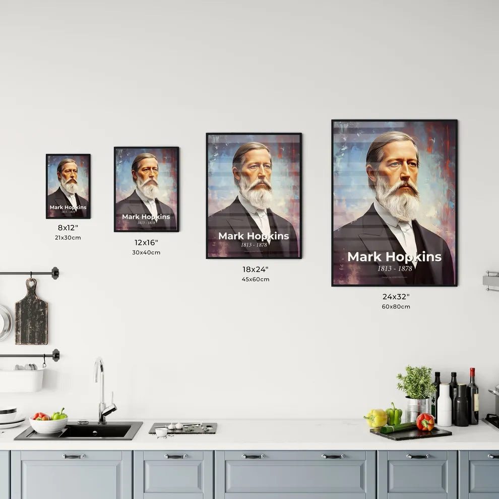 Portrait of Mark Hopkins Size Chart