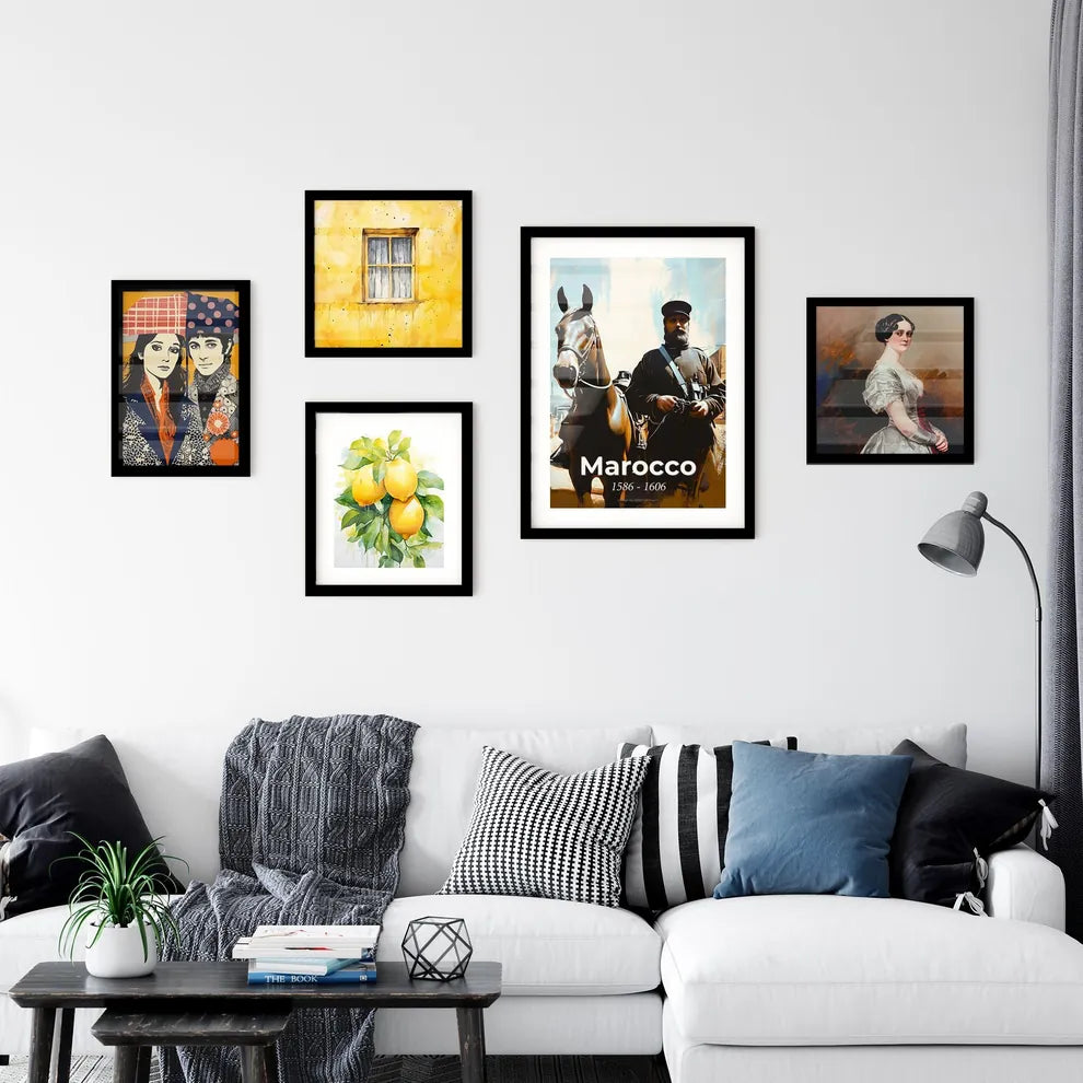 Portrait of Marocco Art Print