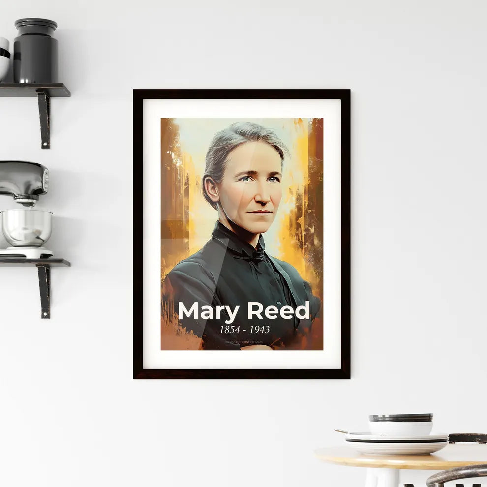 Portrait of Mary Reed Framed Print