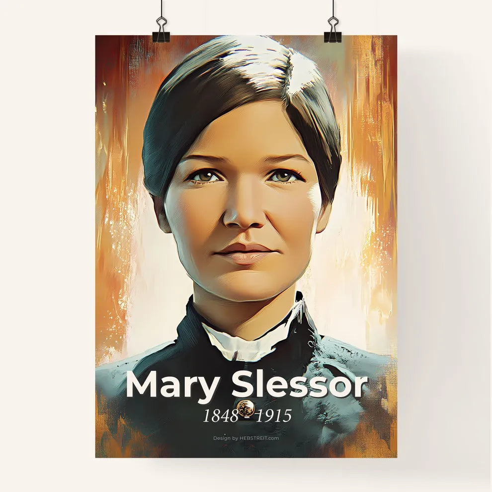 Portrait of Mary Slessor Poster