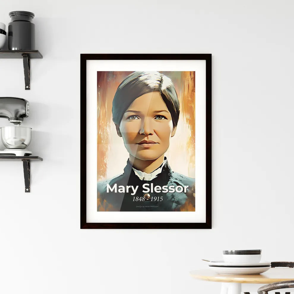 Portrait of Mary Slessor Framed Print