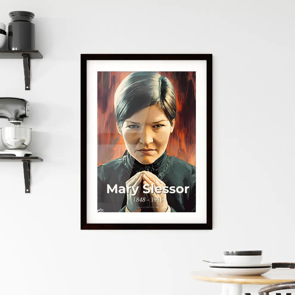Portrait of Mary Slessor Framed Print