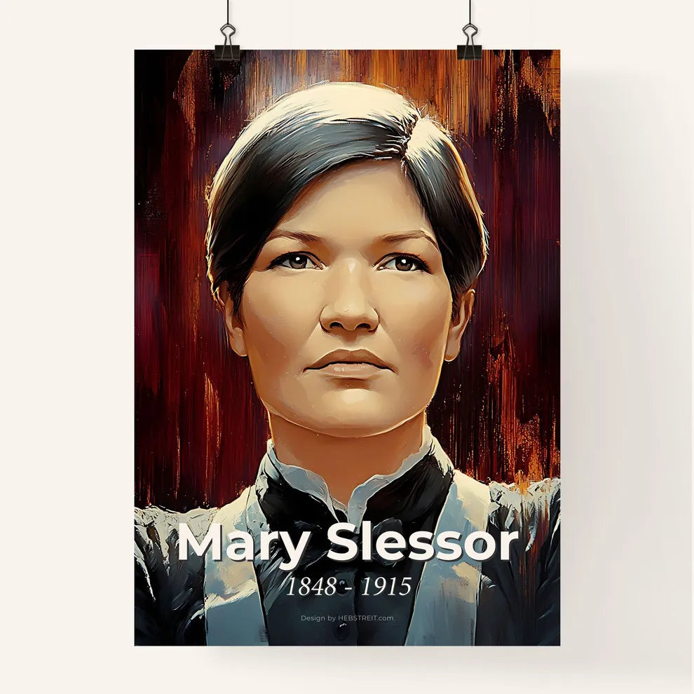 Portrait of Mary Slessor Poster