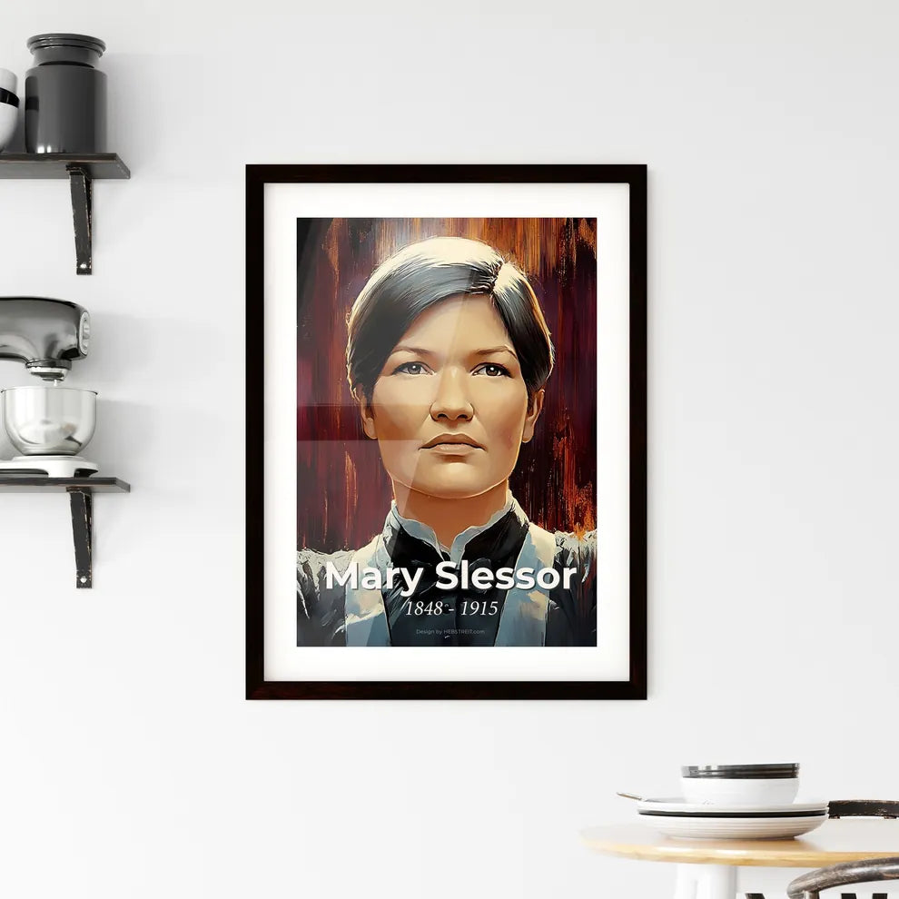 Portrait of Mary Slessor Framed Print