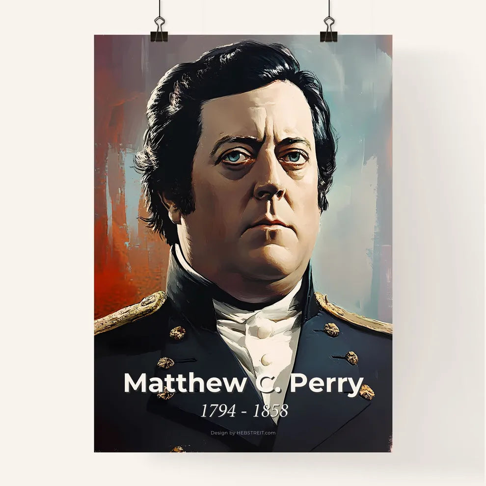 Portrait of Matthew C. Perry Poster