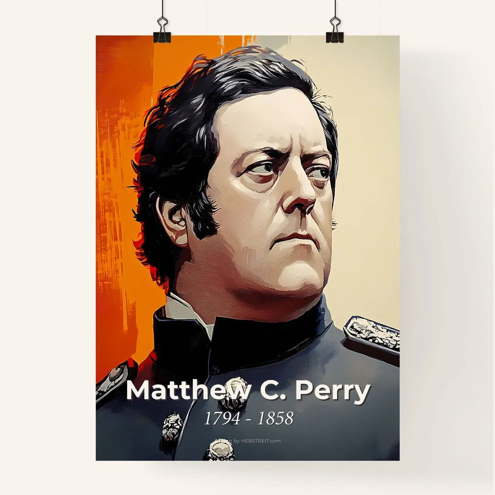 Portrait of Matthew C. Perry Poster