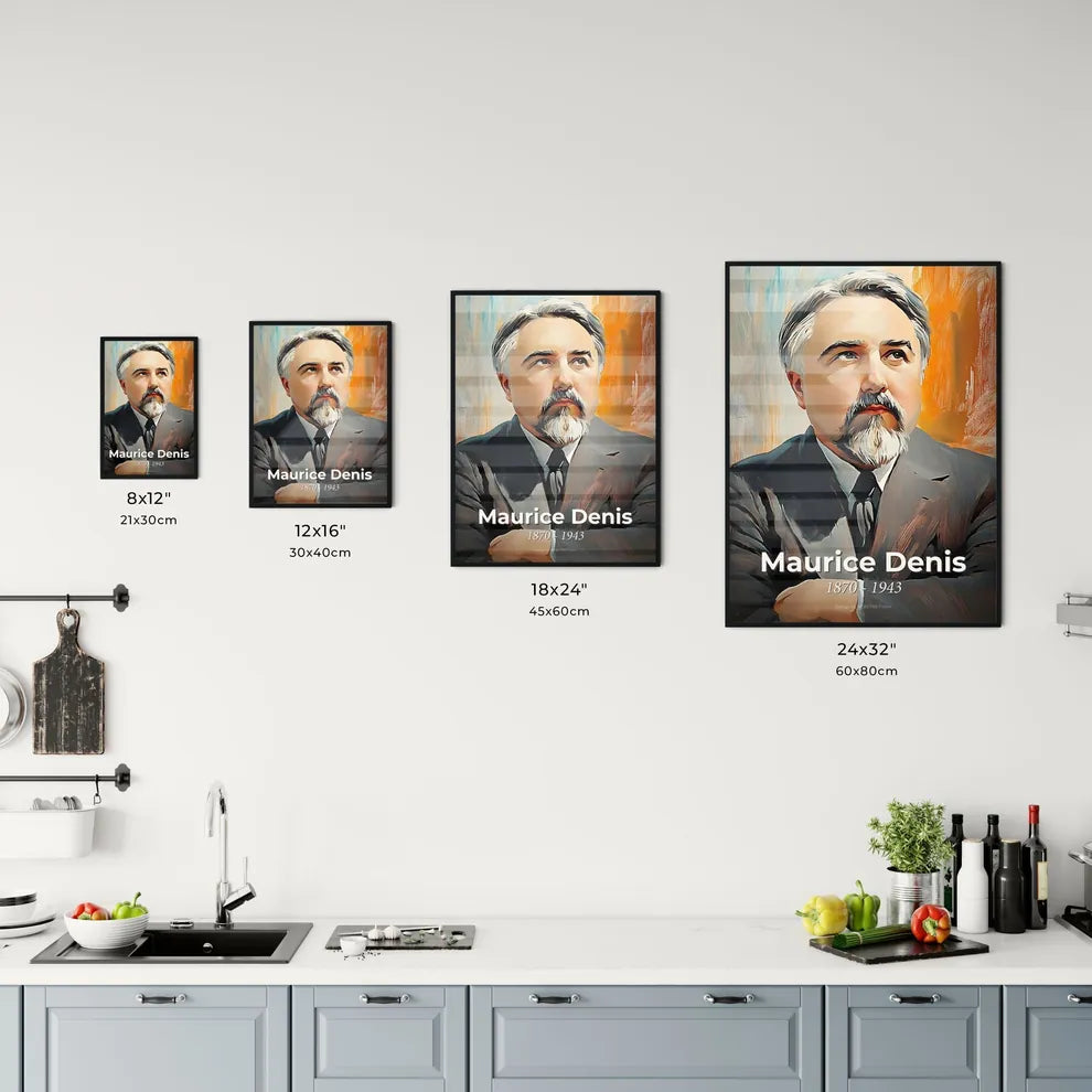 Portrait of Maurice Denis Size Chart