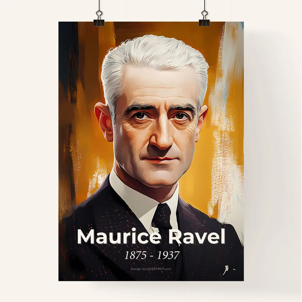 Portrait of Maurice Ravel Poster