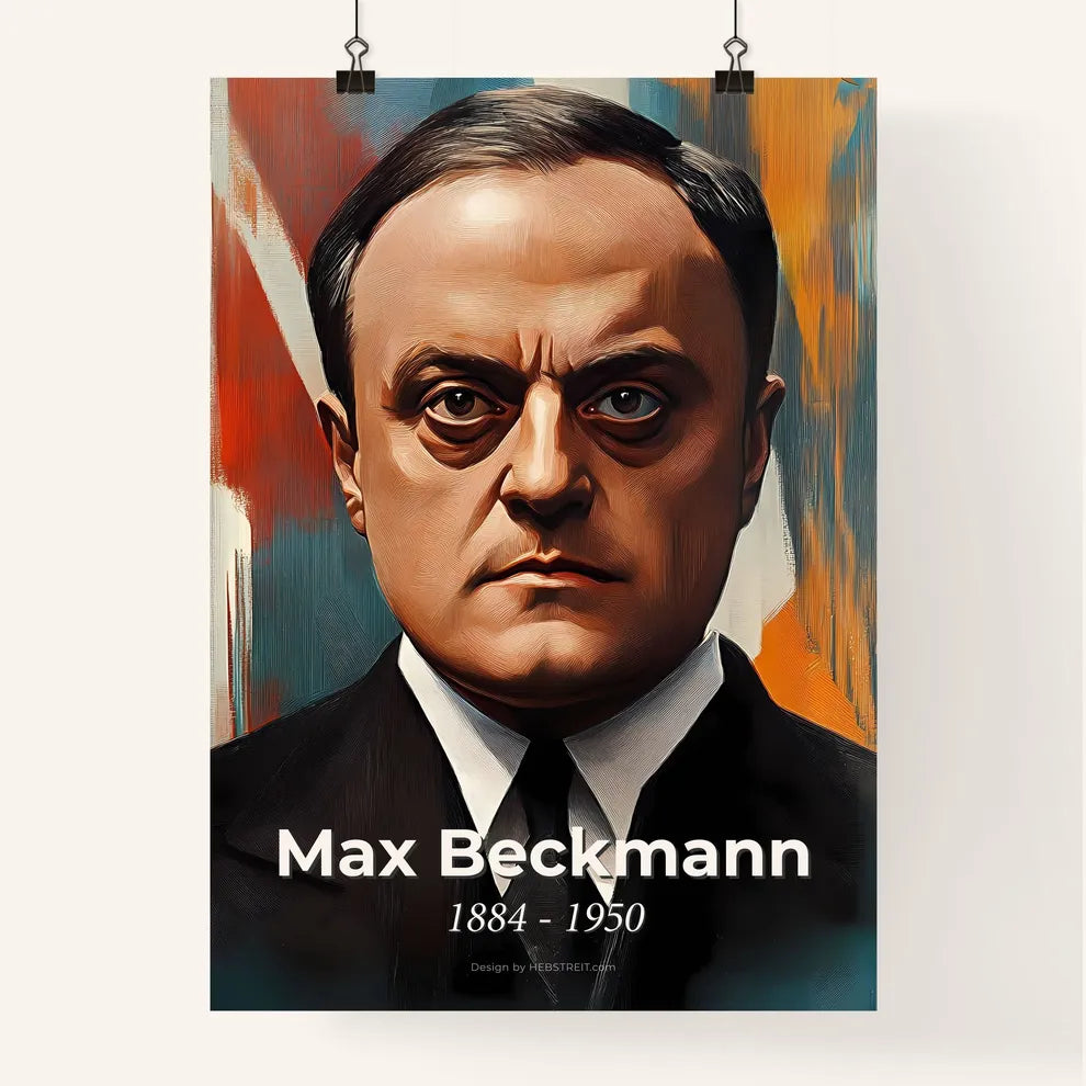 Portrait of Max Beckmann Poster