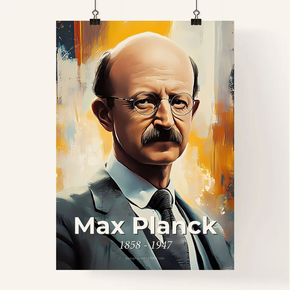 Portrait of Max Planck Poster