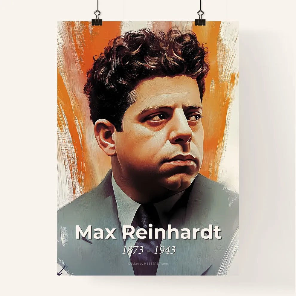 Portrait of Max Reinhardt Poster