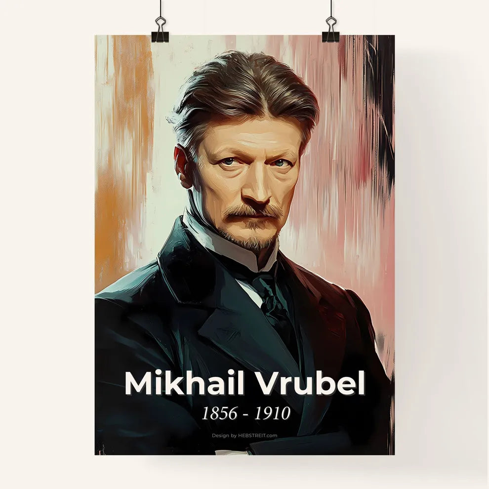 Portrait of Mikhail Vrubel Poster