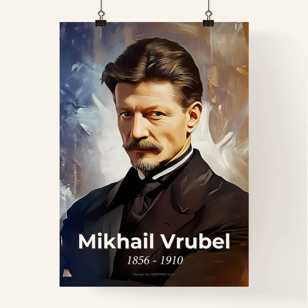 Portrait of Mikhail Vrubel Poster