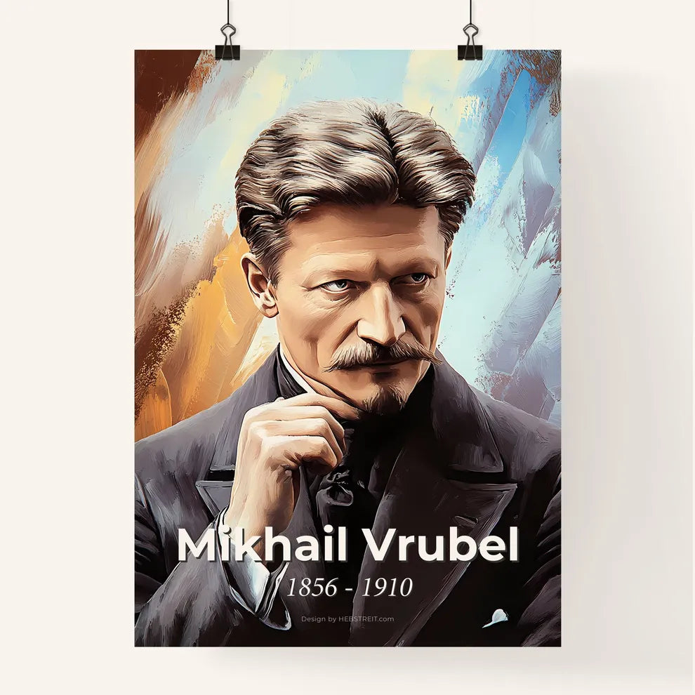 Portrait of Mikhail Vrubel Poster