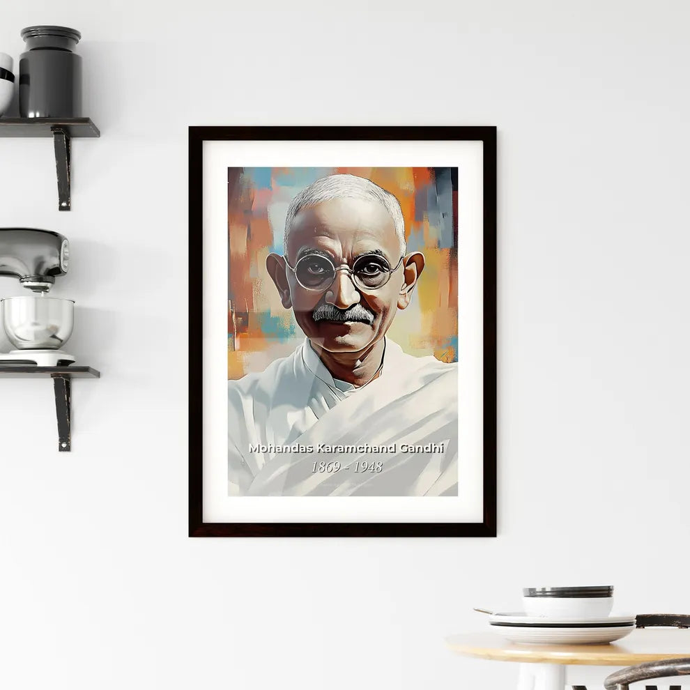Portrait of Mohandas Karamchand Gandhi Hangings