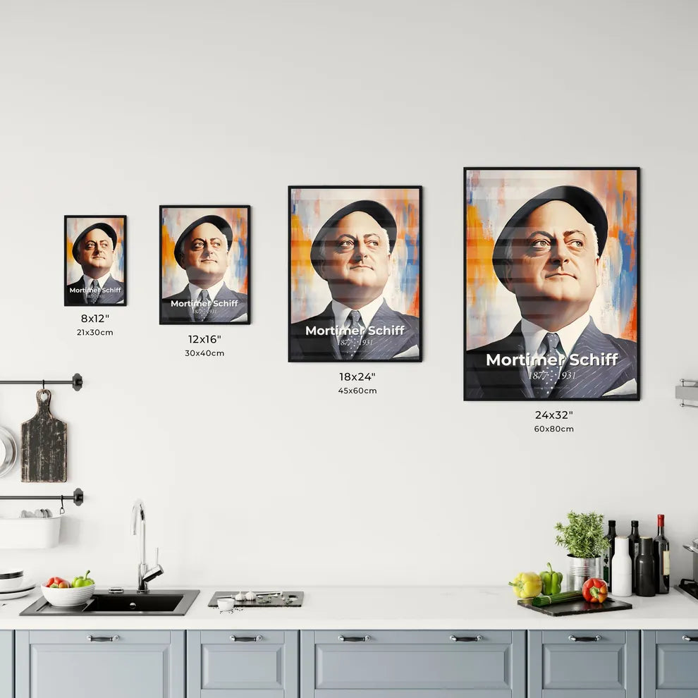 Portrait of Mortimer Schiff Size Chart