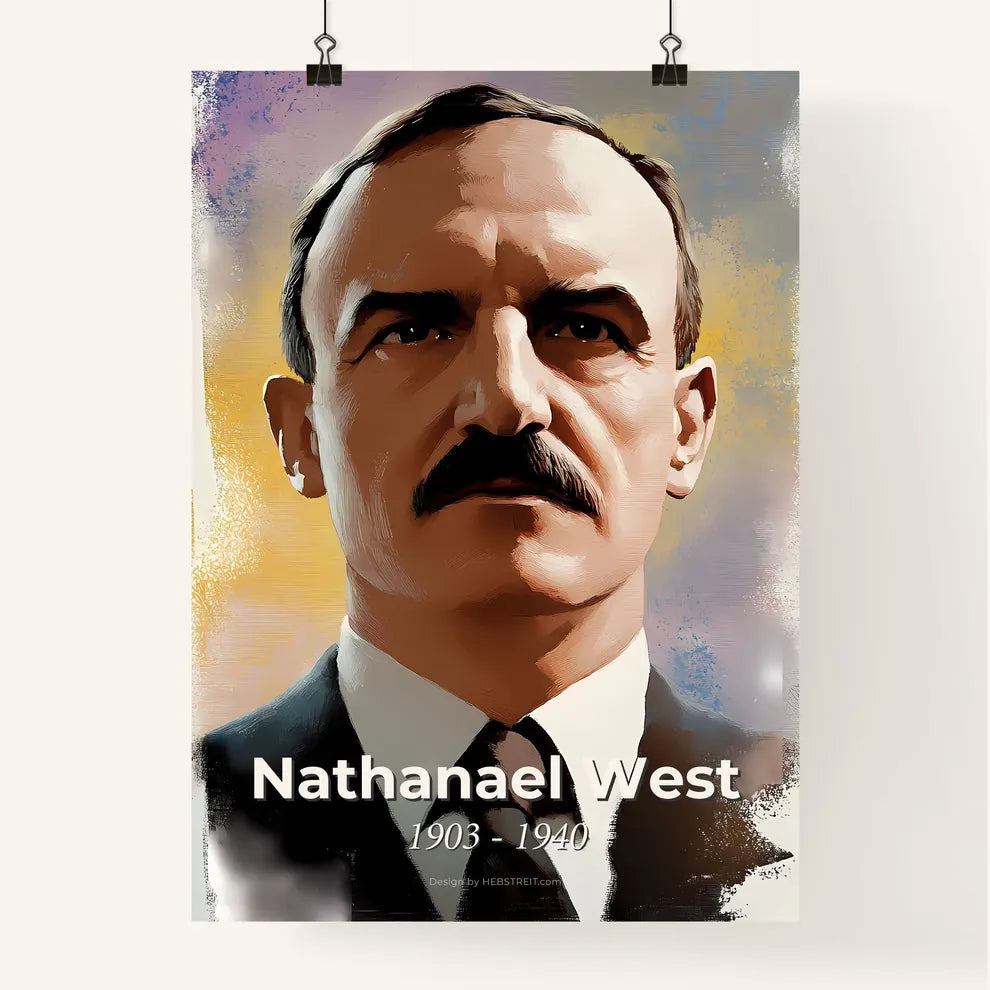 Portrait of Nathanael West Poster