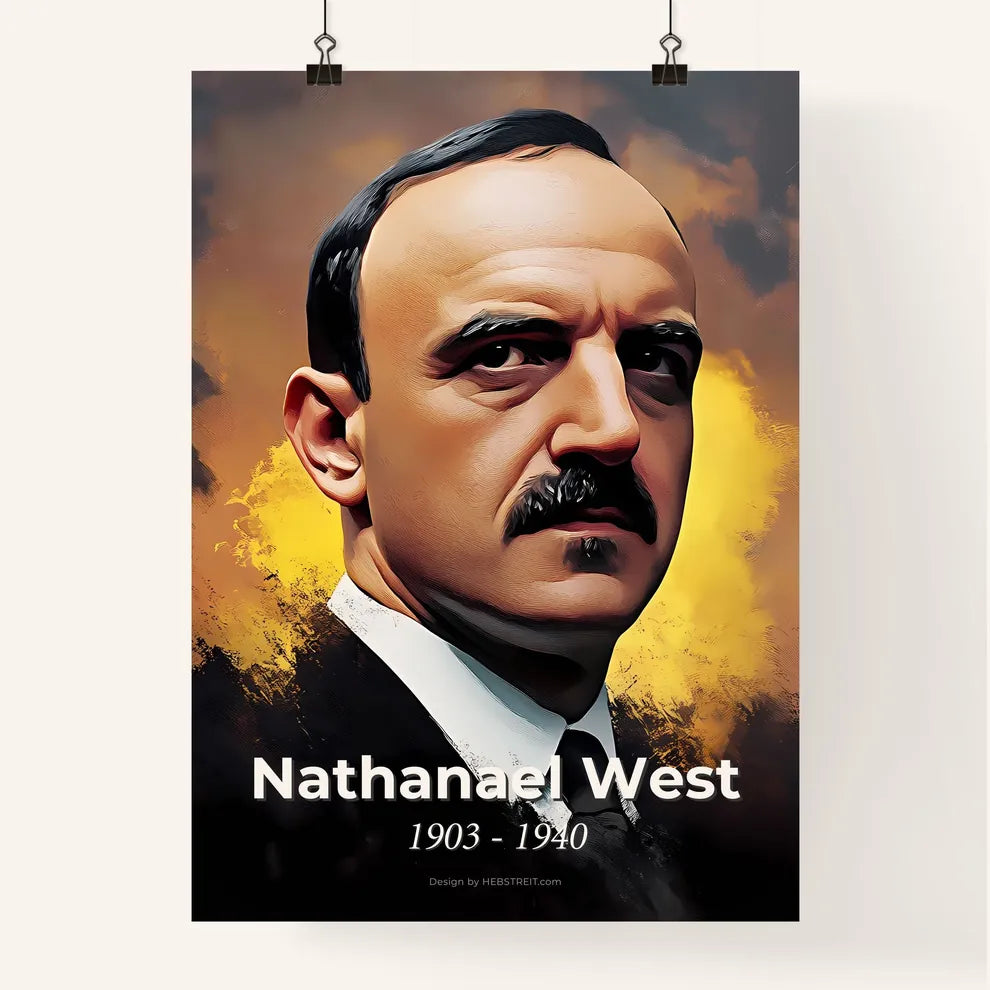 Portrait of Nathanael West Poster