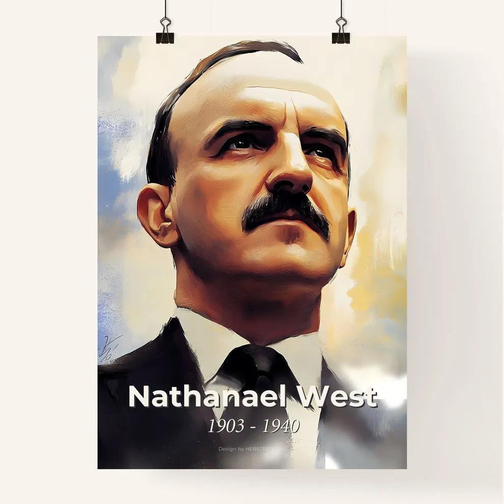 Portrait of Nathanael West Poster