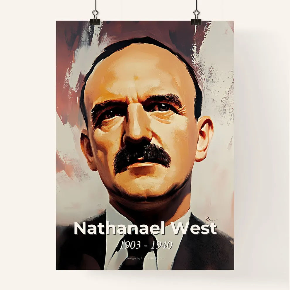 Portrait of Nathanael West Poster
