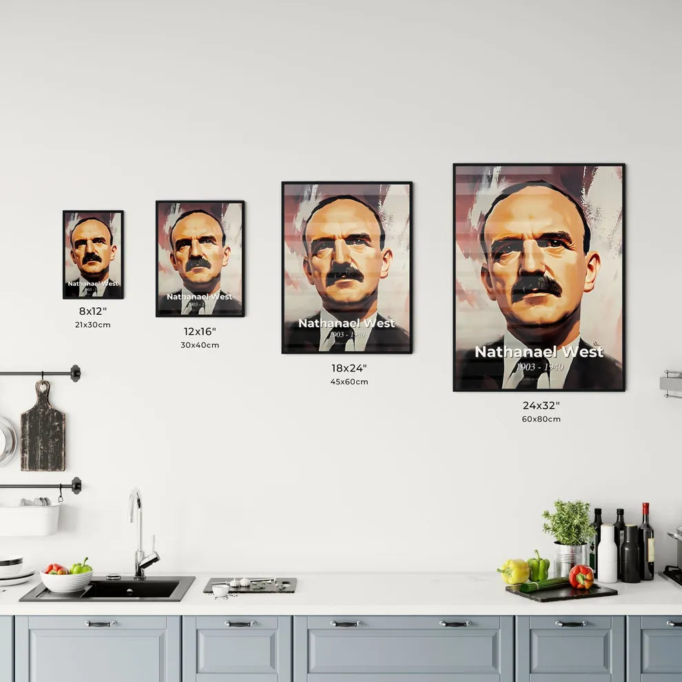 Portrait of Nathanael West Size Chart