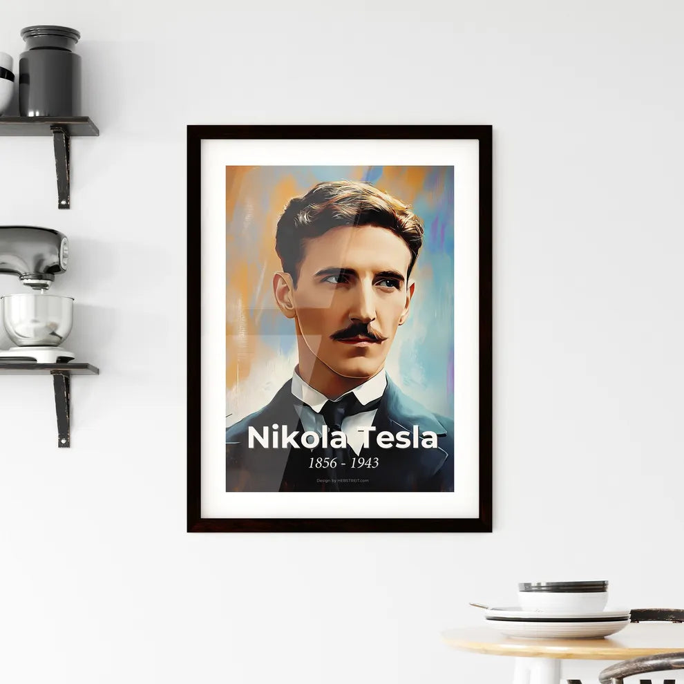 Portrait of Nikola Tesla Hangings