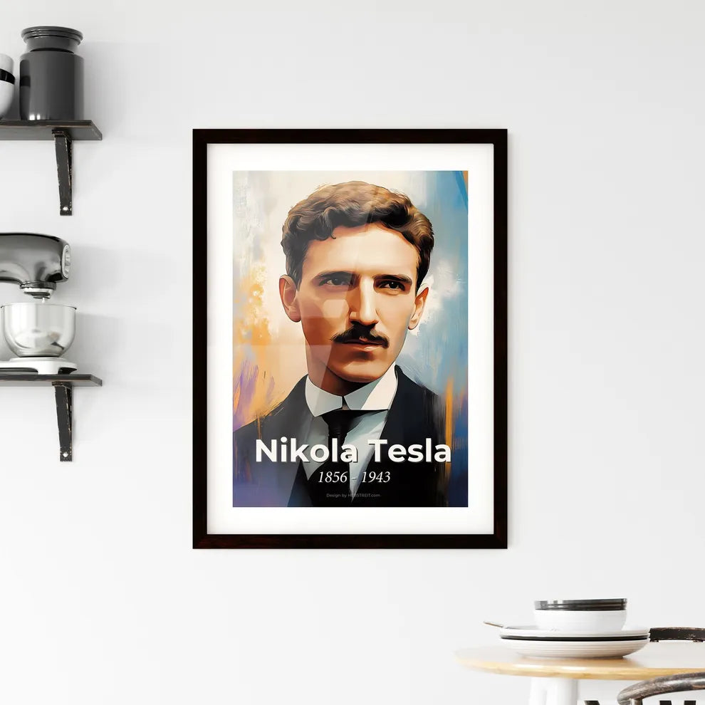 Portrait of Nikola Tesla Hangings