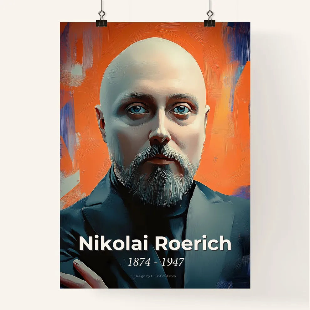 Portrait of Nikolai Roerich Poster