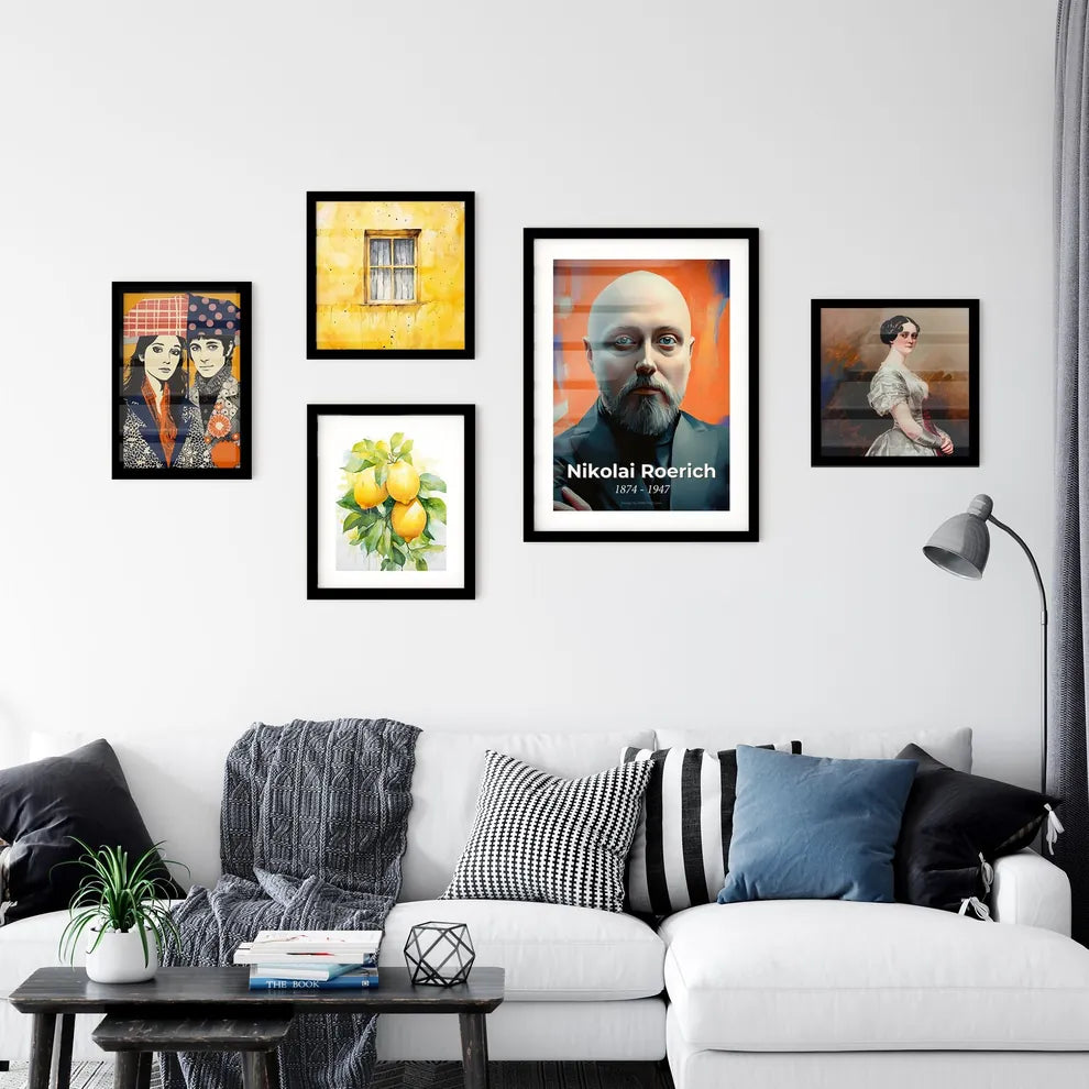 Portrait of Nikolai Roerich Wall Art