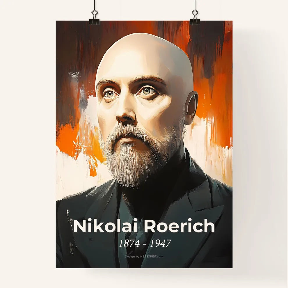 Portrait of Nikolai Roerich Poster